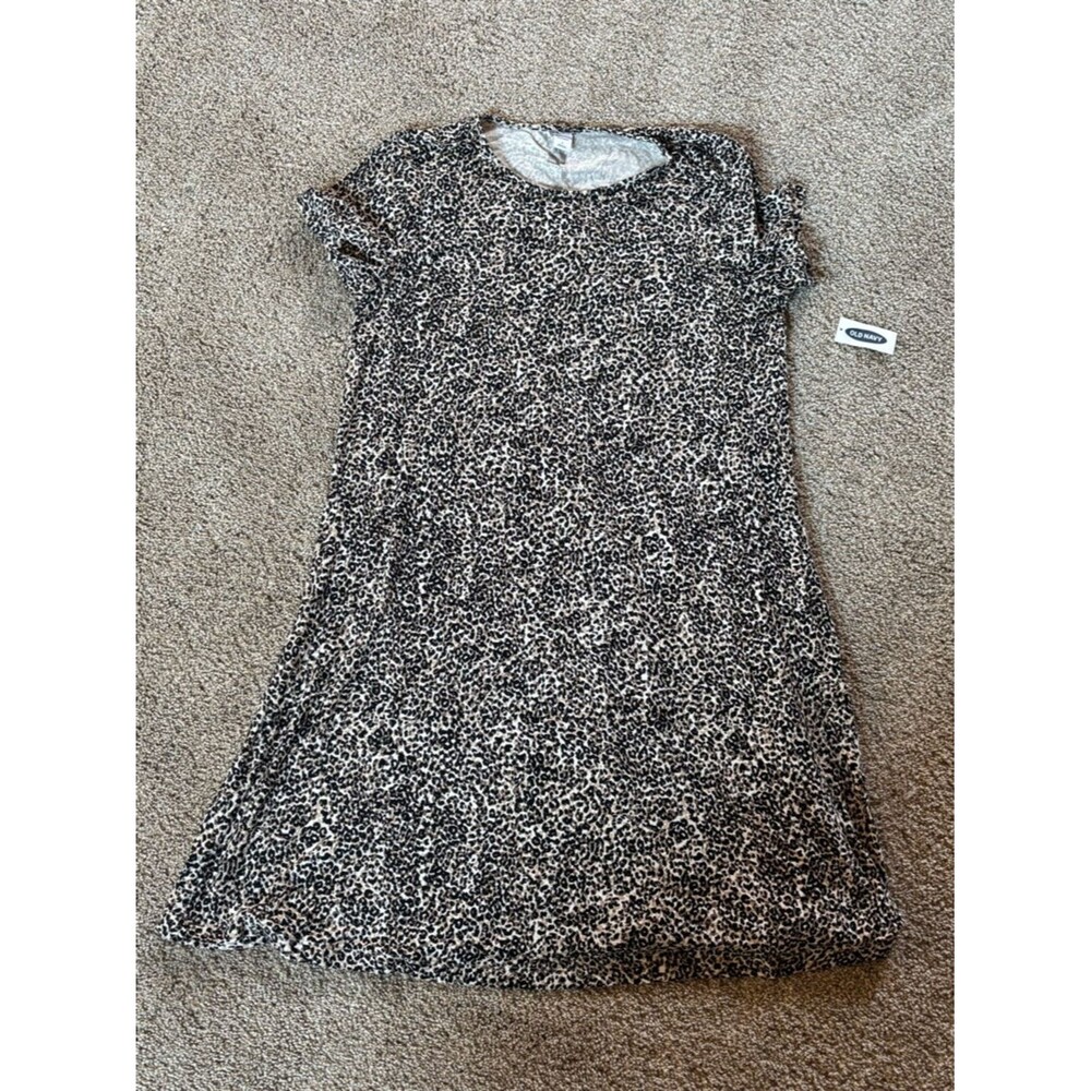 Old Navy Leopard Print Shift Dress - Large
